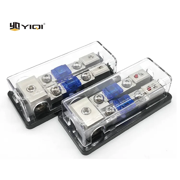 ตัวยึดฟิวส์ ANL ขนาดเล็กแบบหลายวงจรป้องกันฝุ่นแบบ Low-Profile 4 ทิศทาง