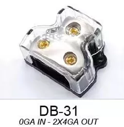 1 In 2 Out Block Dual-port Auto Current Distributor