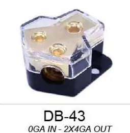 1 In 2 Out Block Dual-port Auto Current Distributor