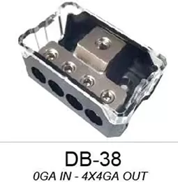 1 In 4 Out Gold-plated 4-channel Off-Road Vehicle Circuit Hub
