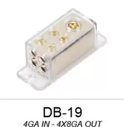 1 In 4 Out Gold-plated 4-channel Off-Road Vehicle Circuit Hub